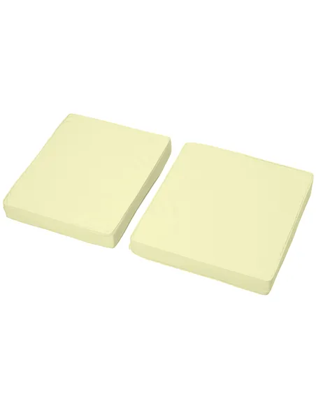 Outsunny Set of 2 Garden Seat and Back Cushion Set, Replacement Cushions for Outdoor Furniture with Seat Cushion and Back Cushio