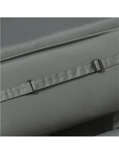 Outsunny Outdoor Garden Patio Folding High Back Chair Cushion Replacement Seat Pad - Grey