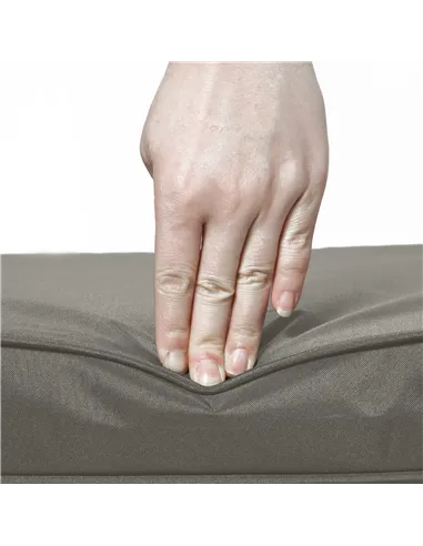 Outsunny Set of 2 Garden Chair Cushions with Ties, 45 x 45 cm Replacement Cushions for Outdoor Furniture, Dark Grey