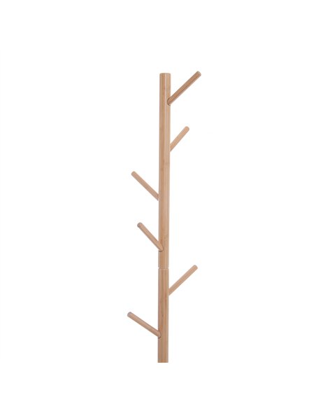 HOMCOM 180 cm Hallway Coat Rack Storage Bench Tree Hat Hanger Entryway Stand Garment Organiser Bedroom Living Room