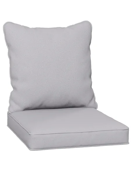 Outsunny Seat and Back Padded Cushion Set, CUSHION ONLY - Light Grey