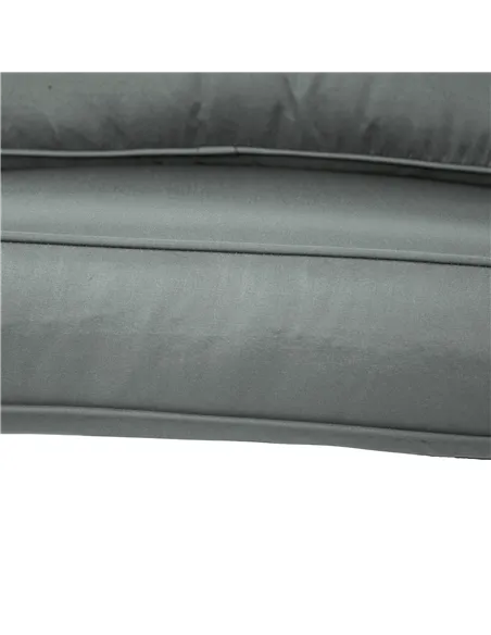 Outsunny 2 Seater Back and Seat Cushion Pillows Replacement, Patio Chair Cushions Set for Indoor Outdoor, Charcoal Grey