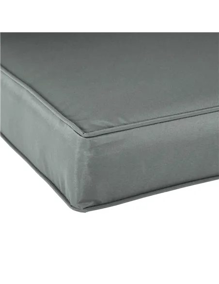 Outsunny 2 Seater Back and Seat Cushion Pillows Replacement, Patio Chair Cushions Set for Indoor Outdoor, Charcoal Grey
