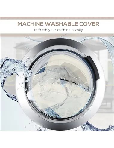 Outsunny Set of 14 Dining Set Cushions - Cream