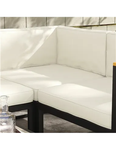 Outsunny Set of 14 Dining Set Cushions - Cream