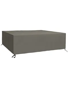 Outsunny Large Square Patio Garden Furniture Set Cover 600D Oxford Waterproof, 230 x 230 x 70cm, Grey
