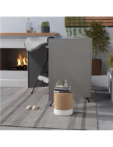 Outsunny 152 x 177cm Three-Seater Swing Chair Protective Cover Light Grey