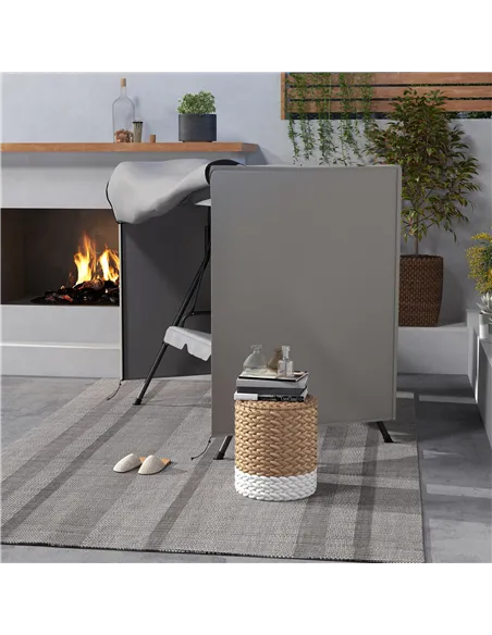 Outsunny 152 x 177cm Three-Seater Swing Chair Protective Cover Light Grey