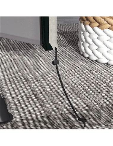 Outsunny 152 x 177cm Three-Seater Swing Chair Protective Cover Light Grey