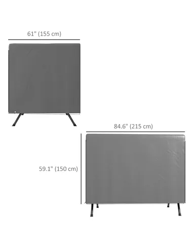 Outsunny Patio 3 Seater Swing Chair Bench Cover Outdoor Garden Furniture Rain Protection Cover Protector Waterproof Anti-UV, 215