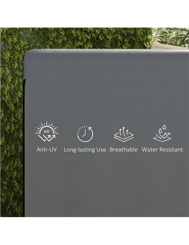 Outsunny Patio 3 Seater Swing Chair Bench Cover Outdoor Garden Furniture Rain Protection Cover Protector Waterproof Anti-UV, 215