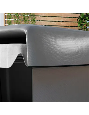 Outsunny Patio 3 Seater Swing Chair Bench Cover Outdoor Garden Furniture Rain Protection Cover Protector Waterproof Anti-UV, 215