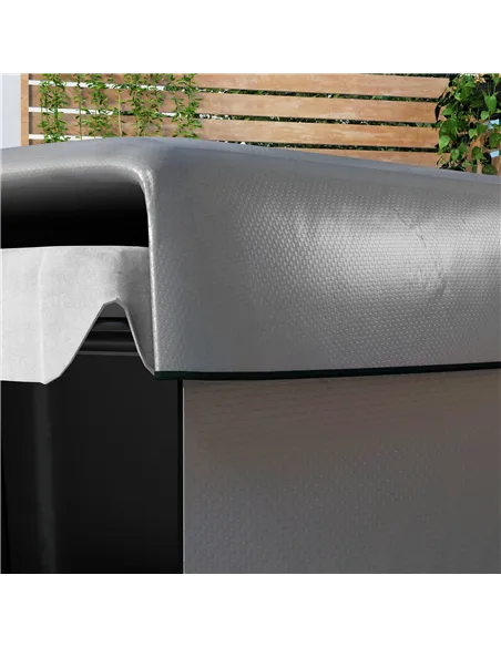Outsunny Patio 3 Seater Swing Chair Bench Cover Outdoor Garden Furniture Rain Protection Cover Protector Waterproof Anti-UV, 215