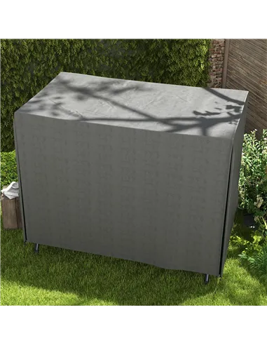 Outsunny 205 x 124cm Three-Seater Swing Chair Protective Cover Dark Grey