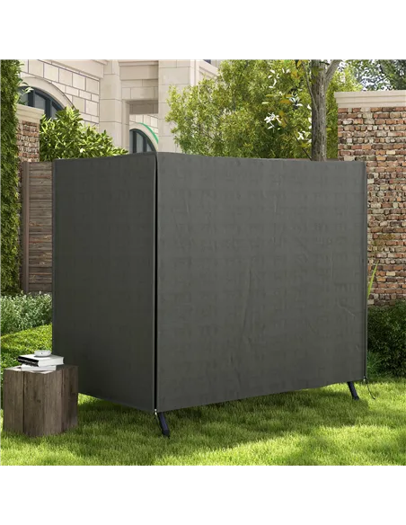 Outsunny 152 x 177cm Three-Seater Swing Chair Protective Cover Grey
