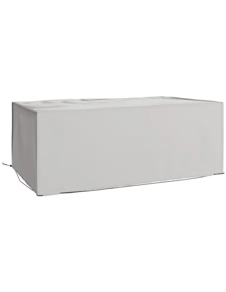 Outsunny Outdoor Garden Furniture Cover Waterproof, Anti-UV 600D Heavy Duty Oxford Fabric Patio Furniture Cover for Rectangular 