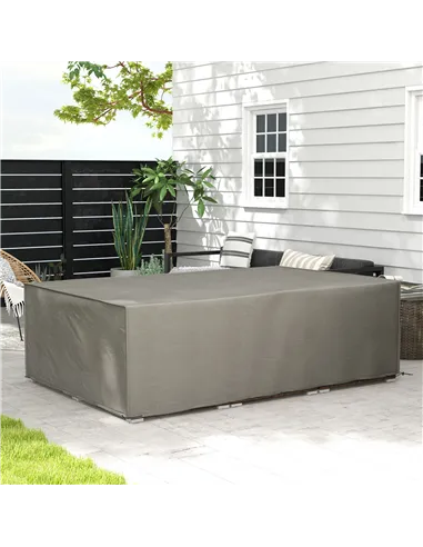 Outsunny 155 x 222cm Waterproof Furniture Cover - Grey