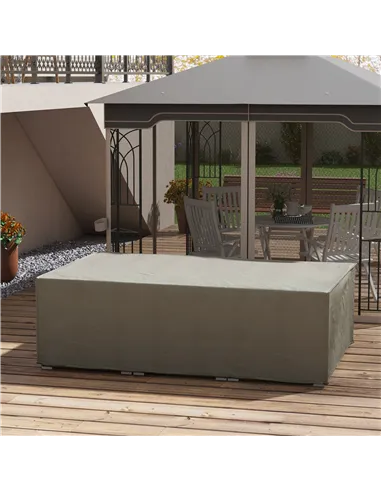 Outsunny 155 x 222cm Waterproof Furniture Cover - Grey