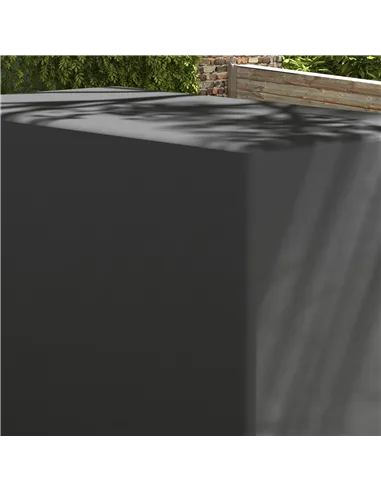 Outsunny 3-Seat Outdoor Garden Swing Chair Protective Cover Water UV Resistant, 240L x 133Wcm, Dark Grey