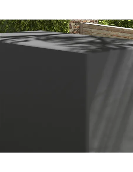 Outsunny 3-Seat Outdoor Garden Swing Chair Protective Cover Water UV Resistant, 240L x 133Wcm, Dark Grey