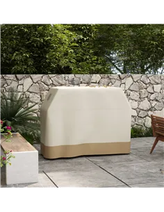 Outsunny 66W x 152Lcm PU Coated Protective Grill Cover - Beige 2