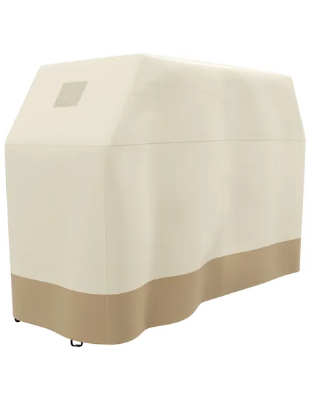 Outsunny 71W x 188Lcm PU Coated Protective Grill Cover - Beige