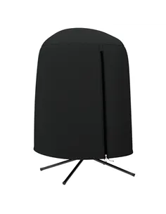 Outsunny 190 x Φ128cm Hanging Egg Chair Furniture Cover - Black