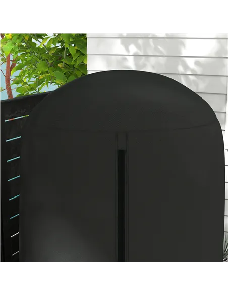 Outsunny 190 x Φ128cm Hanging Egg Chair Furniture Cover - Black