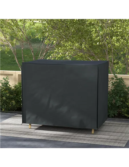 Outsunny 220 x 125cm Three-Seater Swing Chair Protective Cover - Black
