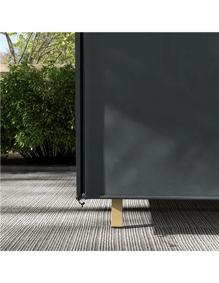 Outsunny 220 x 125cm Three-Seater Swing Chair Protective Cover - Black