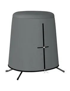 Outsunny 196 x 230 cm Hanging Egg Chair Protective Cover - Grey