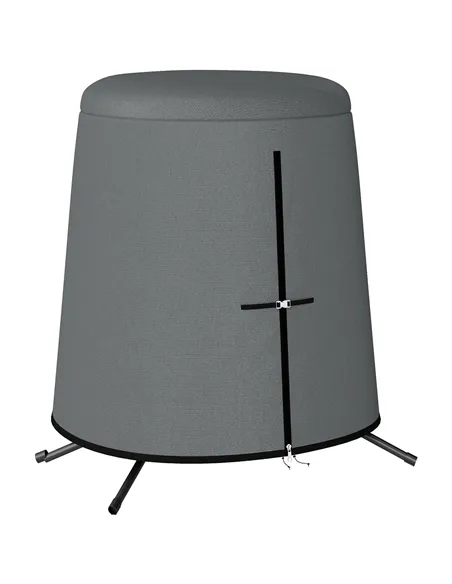 Outsunny 196 x 230 cm Hanging Egg Chair Protective Cover - Grey