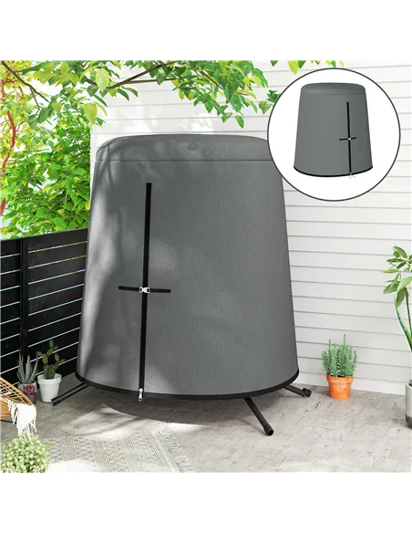 Outsunny 196 x 230 cm Hanging Egg Chair Protective Cover - Grey