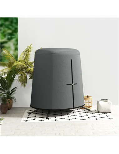 Outsunny 196 x 230 cm Hanging Egg Chair Protective Cover - Grey