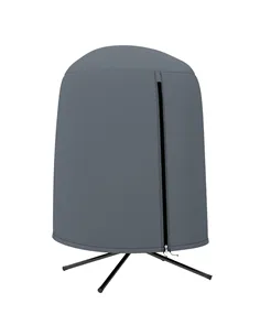 Outsunny 190 x Φ128cm Hanging Egg Chair Furniture Cover - Grey
