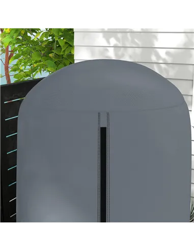 Outsunny 190 x Φ128cm Hanging Egg Chair Furniture Cover - Grey