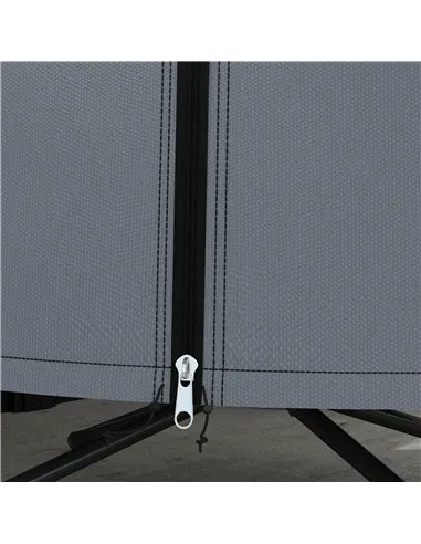 Outsunny 190 x Φ128cm Hanging Egg Chair Furniture Cover - Grey