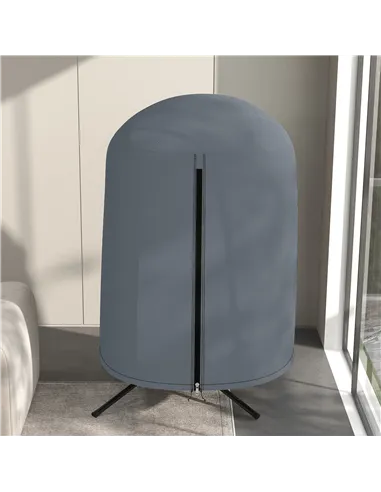 Outsunny 190 x Φ128cm Hanging Egg Chair Furniture Cover - Grey