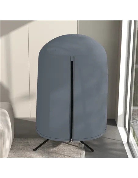 Outsunny 190 x Φ128cm Hanging Egg Chair Furniture Cover - Grey