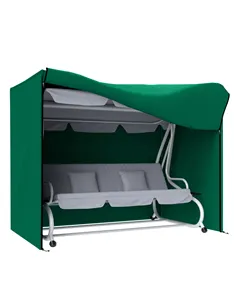 Outsunny 220 x 125cm Three-Seater Swing Chair Protective Cover - Green