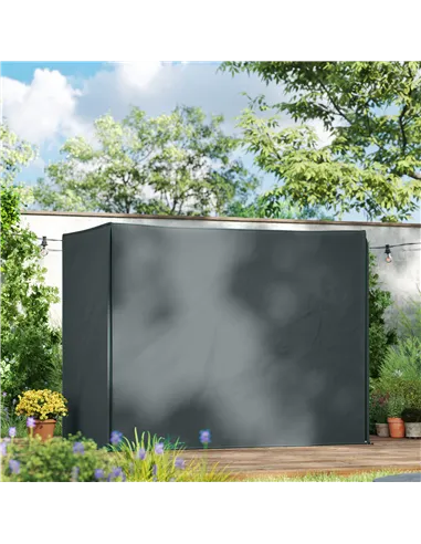 Outsunny 220 x 125cm Three-Seater Swing Chair Protective Cover - Grey