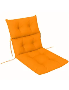 Outsunny 115 x 56cm Rocking Chair Padded Seat Cushion - Orange