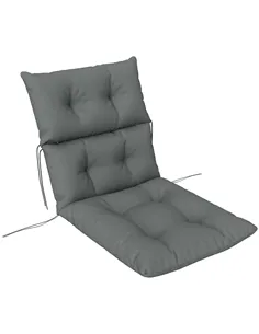 Outsunny 115 x 56cm Rocking Chair Padded Seat Cushion - Light Grey
