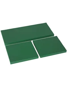 Outsunny Outdoor Seat Cushion Pads for Rattan Furniture, 3 PCs Garden Furniture Cushions, Green