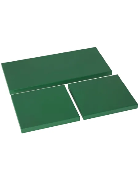 Outsunny Outdoor Seat Cushion Pads for Rattan Furniture, 3 PCs Garden Furniture Cushions, Green