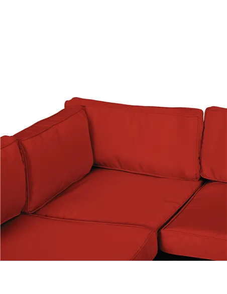 Outsunny Set of 14 Outdoor Cushion Covers - Red