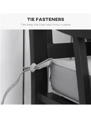 Outsunny 2 Seater Garden Bench Cushion -Light Grey