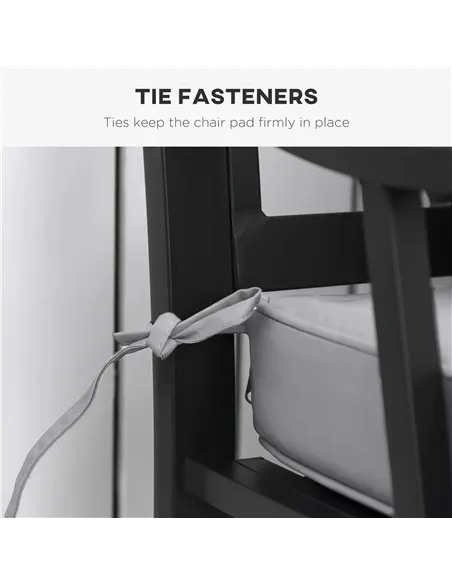 Outsunny 2 Seater Garden Bench Cushion -Light Grey