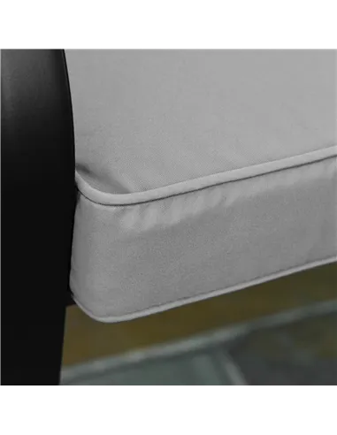 Outsunny 2 Seater Garden Bench Cushion -Light Grey