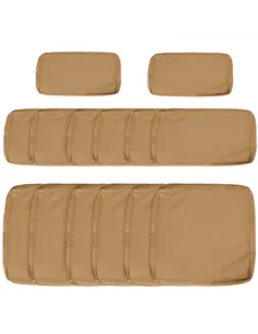 Outsunny 14 Pcs Outdoor Cushion Set - Beige